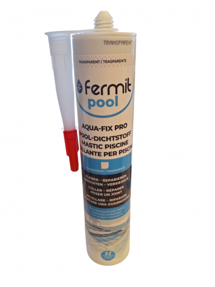 Fermit Aqua-Fix Pro 290 ml transparent Dichtstoff für Abdichtung unter Wasser